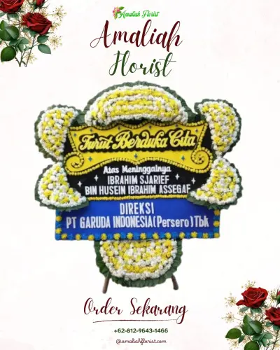 Papan Bunga Duka di Mudal