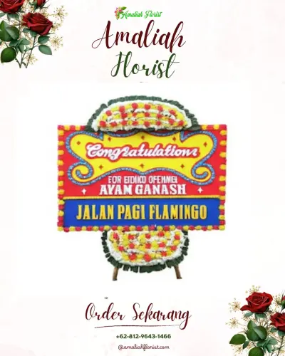Bunga Papan Congratulation di Mudal